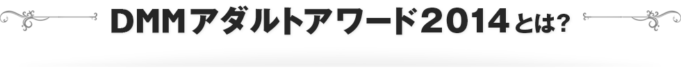 DMMアダルトアワード2014とは?
